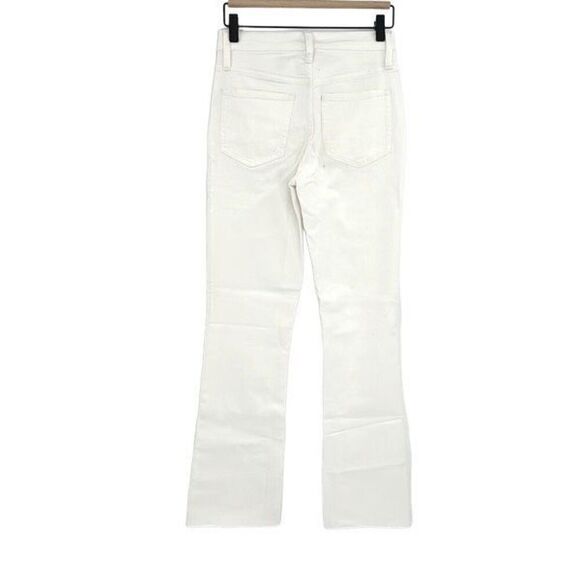 NWT J. Crew Womens White 9" Demi Boot Crop Jeans Size 25T - Picture 4 of 9